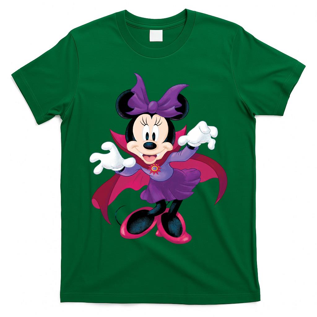 Disney Halloween Minnie Mouse Vampire Costume Trick or Treat Long Sleeve T-Shirt