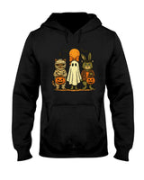 Funny Cat Halloween - Cat Ghost - Halloween Spooky Classic T-Shirt