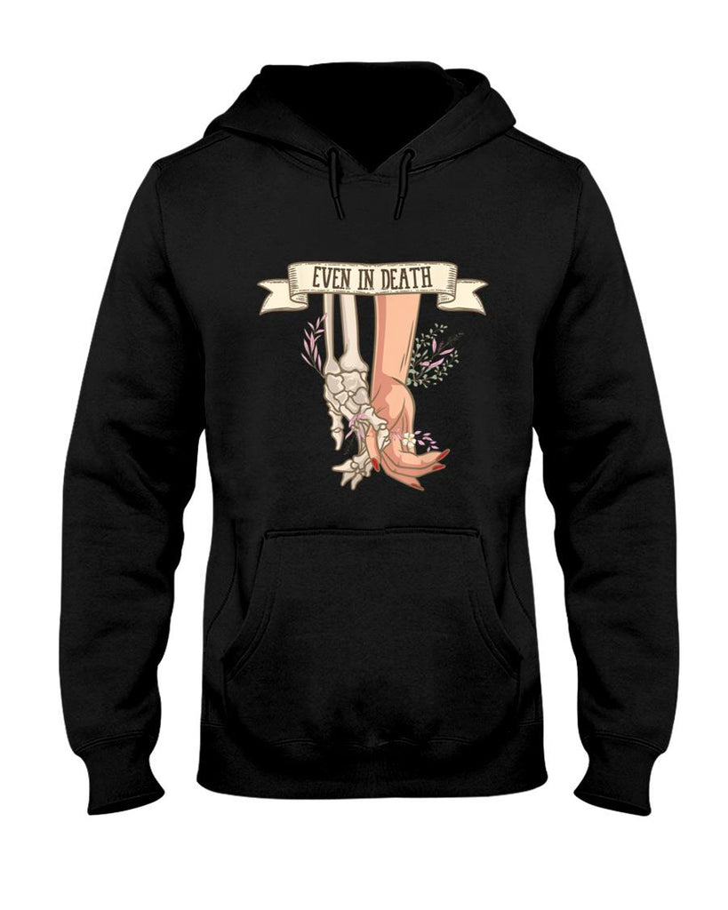 Even In Death Anniversary Skeleton Halloween Trick Or Treat T-Shirt