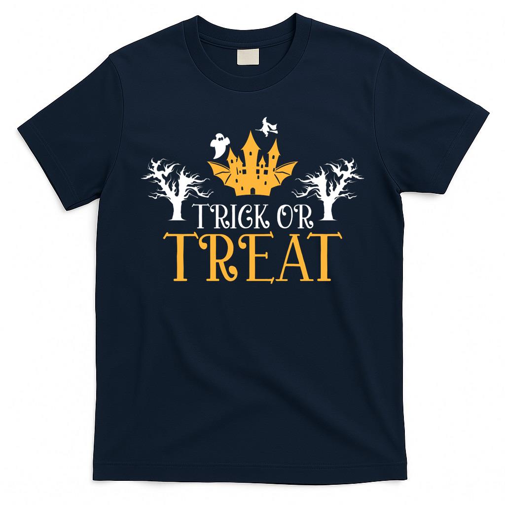 Halloween Trick or Treat , Halloween Shirt, Ghost Shirt, Spooky Halloween Shirt, Spooky Scene T-Shirt