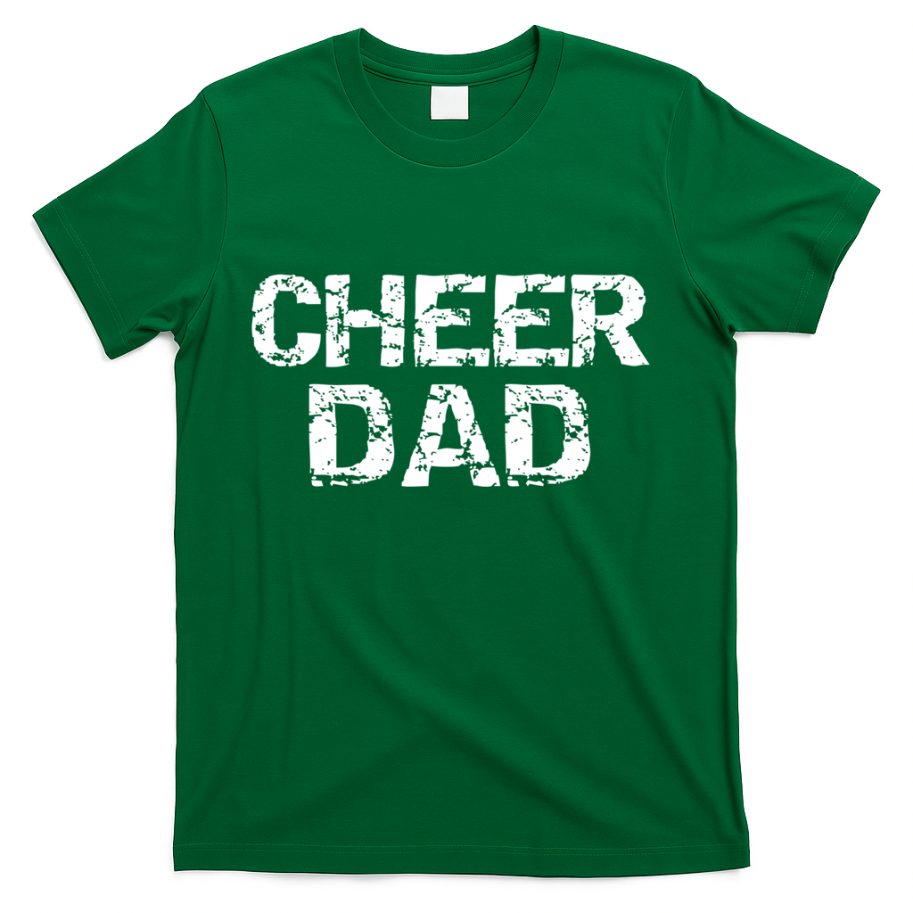 Father Cheerleading Gift From Cheerleader Daughter Cheer Dad Gift T-Shirt