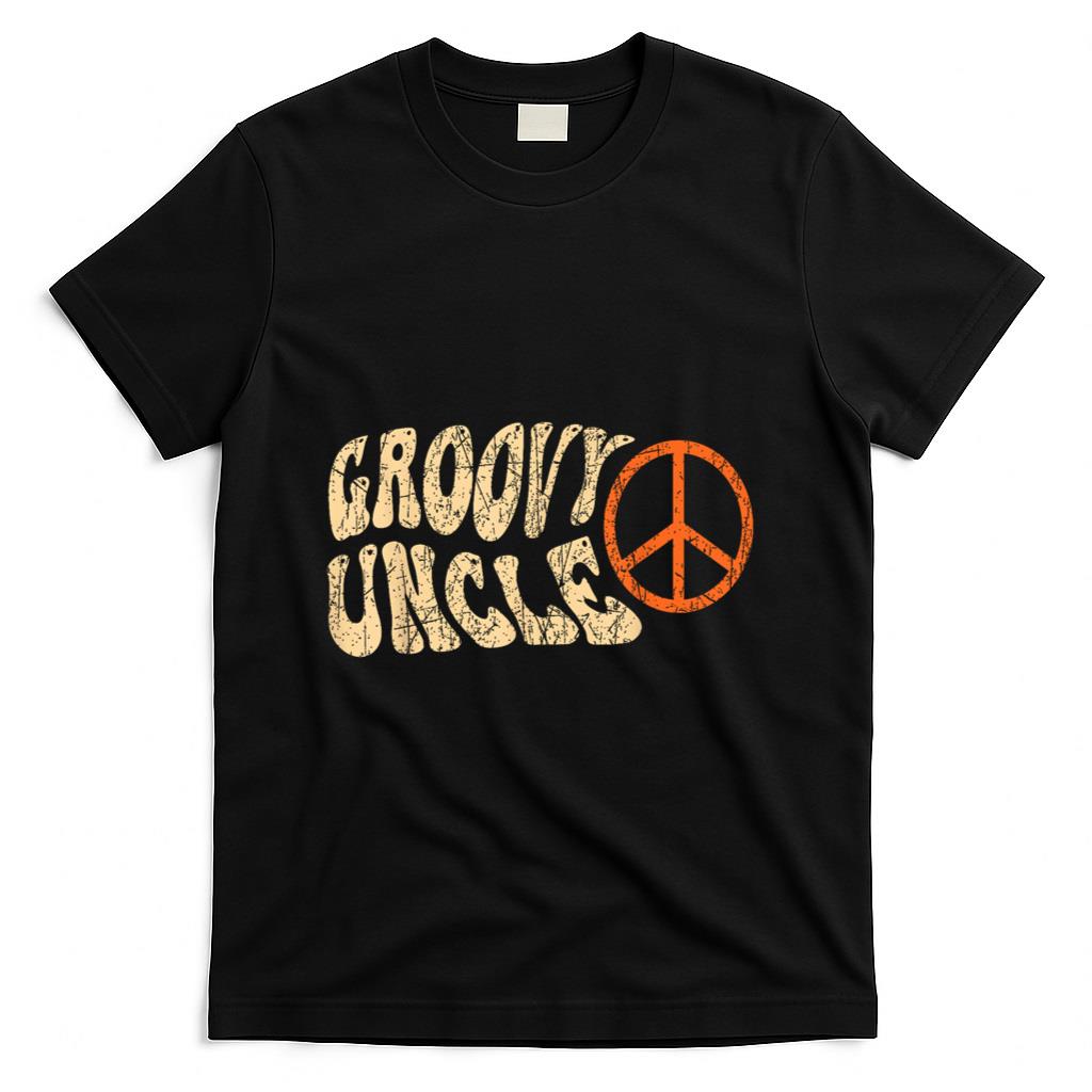 Retro Nostalgia - Groovy Uncle 70s Aesthetic Nostalgia 1970's Retro Uncle T-Shirt