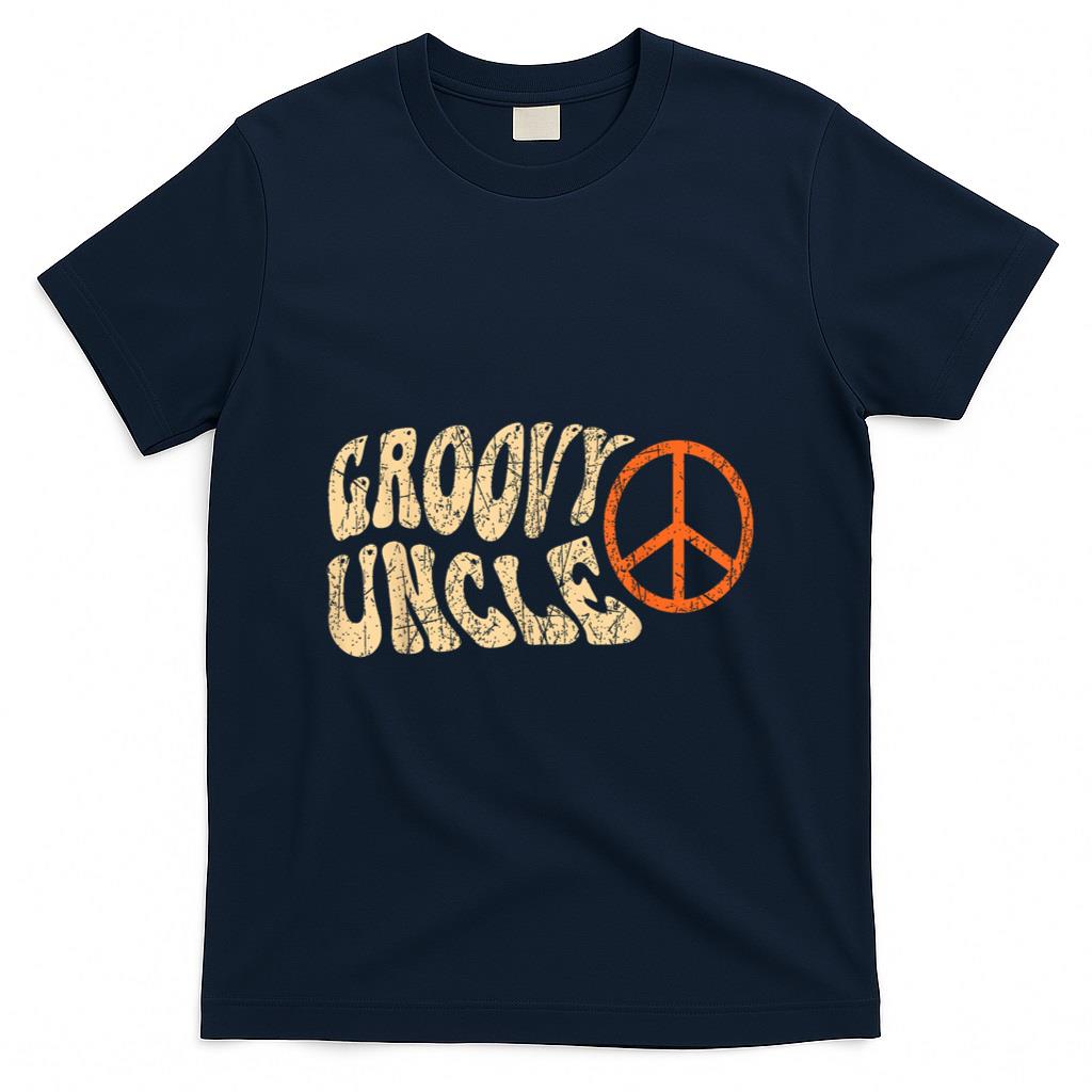 Retro Nostalgia - Groovy Uncle 70s Aesthetic Nostalgia 1970's Retro Uncle T-Shirt