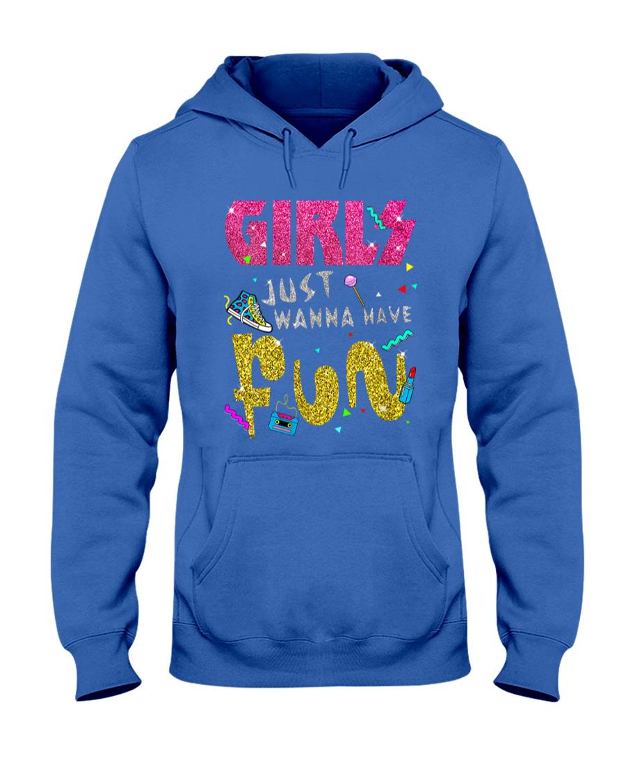 Retro Nostalgia - Girls Just Wanna Have Fun 80s Nostalgia Print T-Shirt