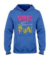 Retro Nostalgia - Girls Just Wanna Have Fun 80s Nostalgia Print T-Shirt