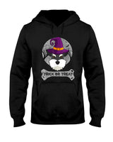 Witch Schnauzer Trick Or Treat Funny Dog Halloween Costume Men Women Girls Kids T-Shirt