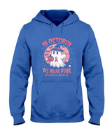 Breast Cancer Shirts Women Halloween October Wear Pink T-Shirt