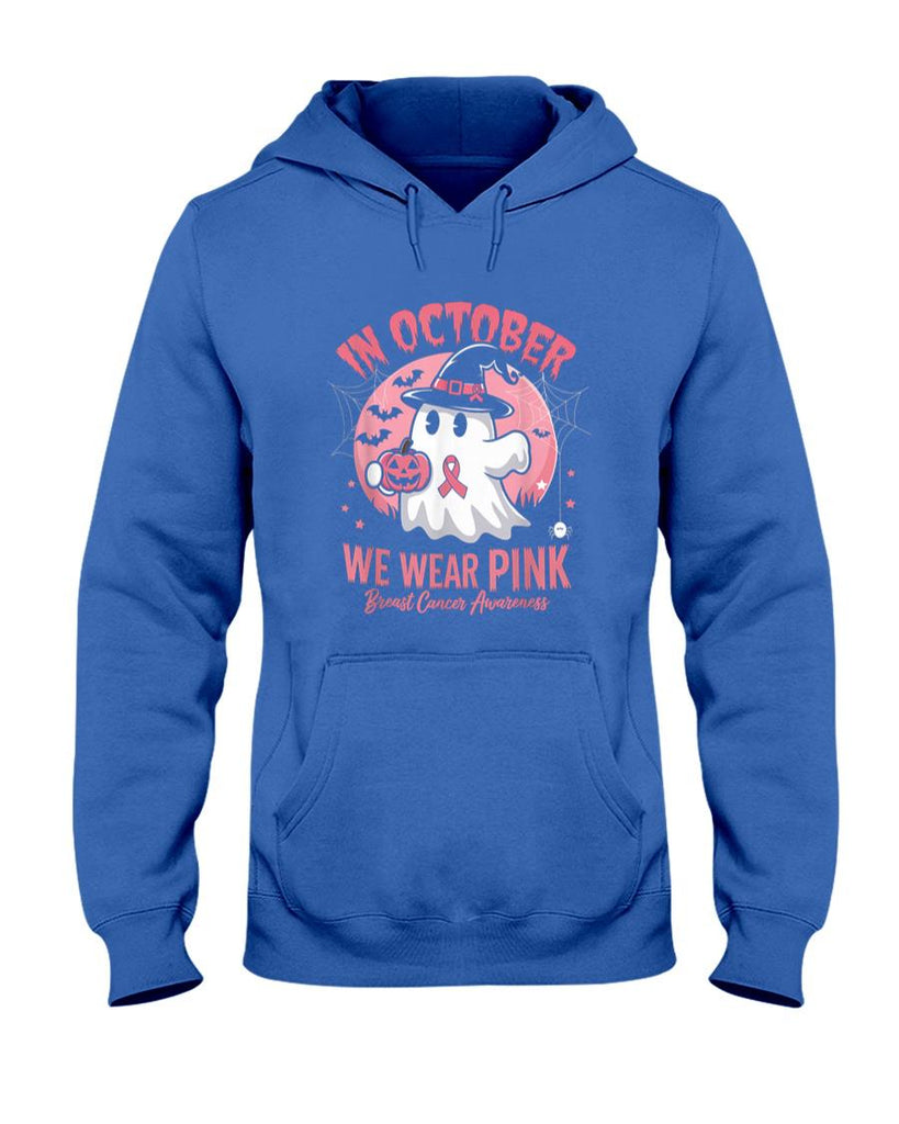 Breast Cancer Shirts Women Halloween October Wear Pink T-Shirt