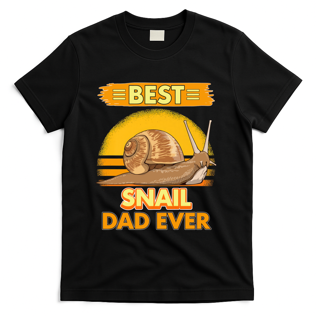 Best Snail Dad Ever Father's Day Slug Snails T-Shirt