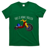 Retro Nostalgia - Nostalgic Love 70s 80s Vintage Retro Toys Big Tricycle Wheel T-Shirt