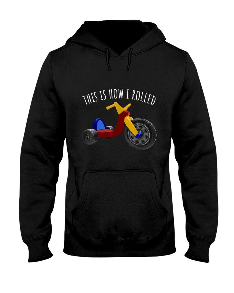 Retro Nostalgia - Nostalgic Love 70s 80s Vintage Retro Toys Big Tricycle Wheel T-Shirt