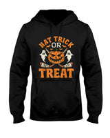 Hat Trick or Treat Ice Hockey Player Halloween Costume Gift T-Shirt