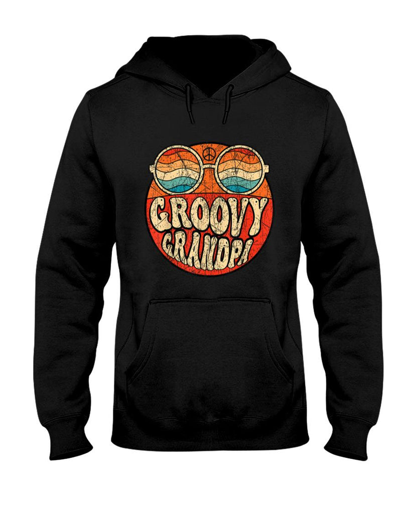 Retro Nostalgia - Groovy Grandpa 70s Aesthetic Nostalgia 1970's Retro Grandpa T-Shirt