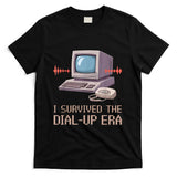 Retro Nostalgia - I Survived the Dial-Up Era Retro 90s Nostalgia T-Shirt