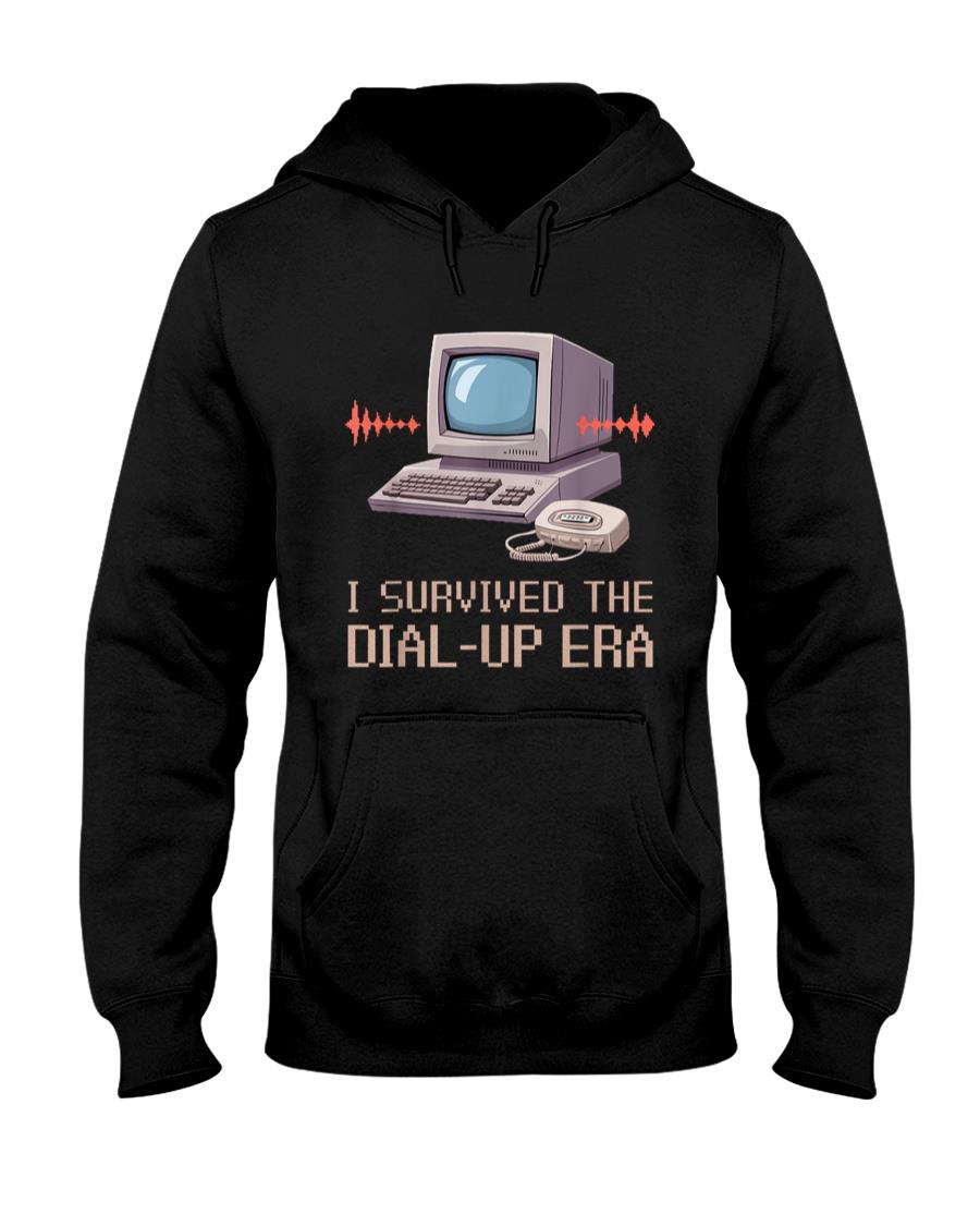 Retro Nostalgia - I Survived the Dial-Up Era Retro 90s Nostalgia T-Shirt