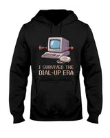 Retro Nostalgia - I Survived the Dial-Up Era Retro 90s Nostalgia T-Shirt