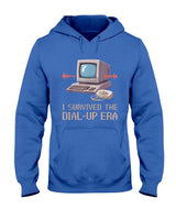 Retro Nostalgia - I Survived the Dial-Up Era Retro 90s Nostalgia T-Shirt