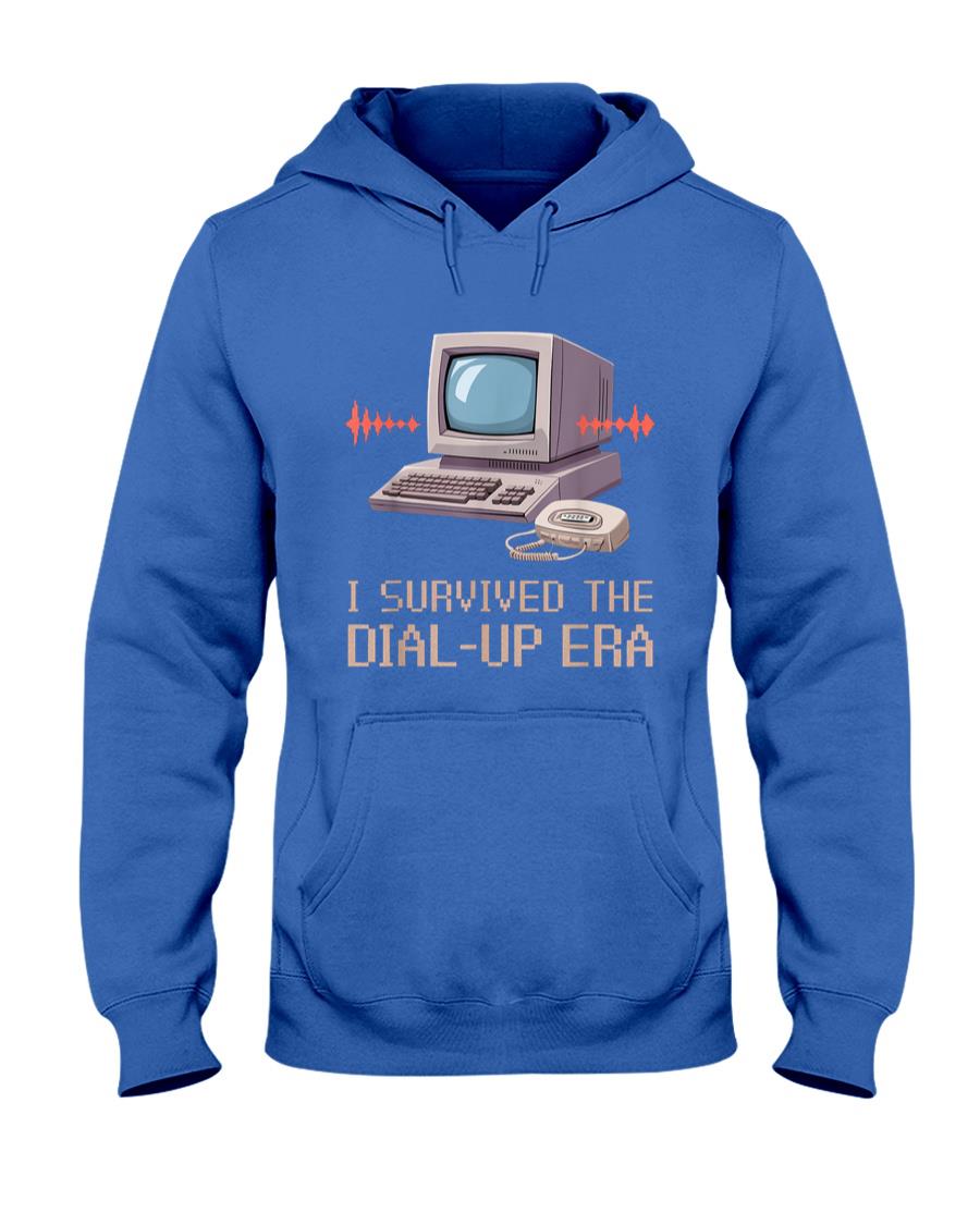 Retro Nostalgia - I Survived the Dial-Up Era Retro 90s Nostalgia T-Shirt