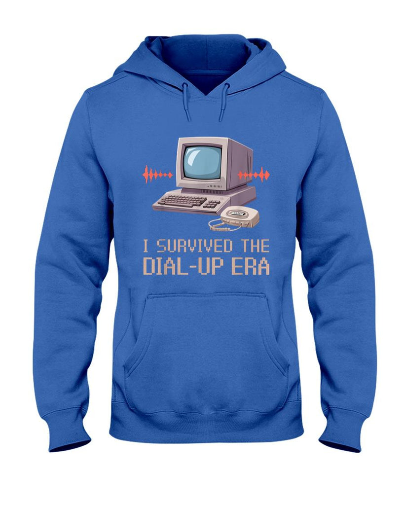 Retro Nostalgia - I Survived the Dial-Up Era Retro 90s Nostalgia T-Shirt