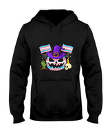 Transgender Halloween Pumpkin Trans Pride Trick Or Treat T-Shirt