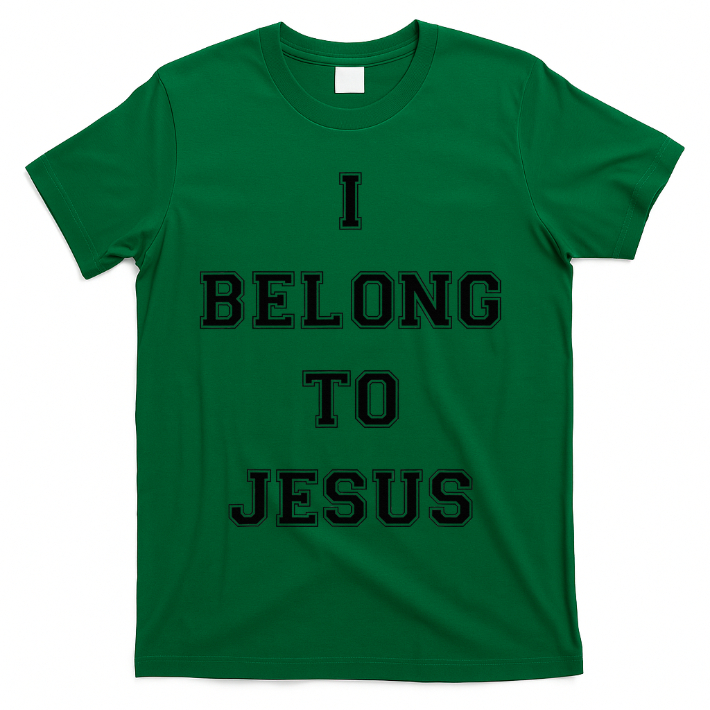I Belong To Jesus Christian Gym Apparel Christian Dad T-Shirt