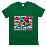 Retro Nostalgia - 80s 90s retro party costume nostalgia cassette shoe t-shirt T-Shirt