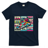 Retro Nostalgia - 80s 90s retro party costume nostalgia cassette shoe t-shirt T-Shirt