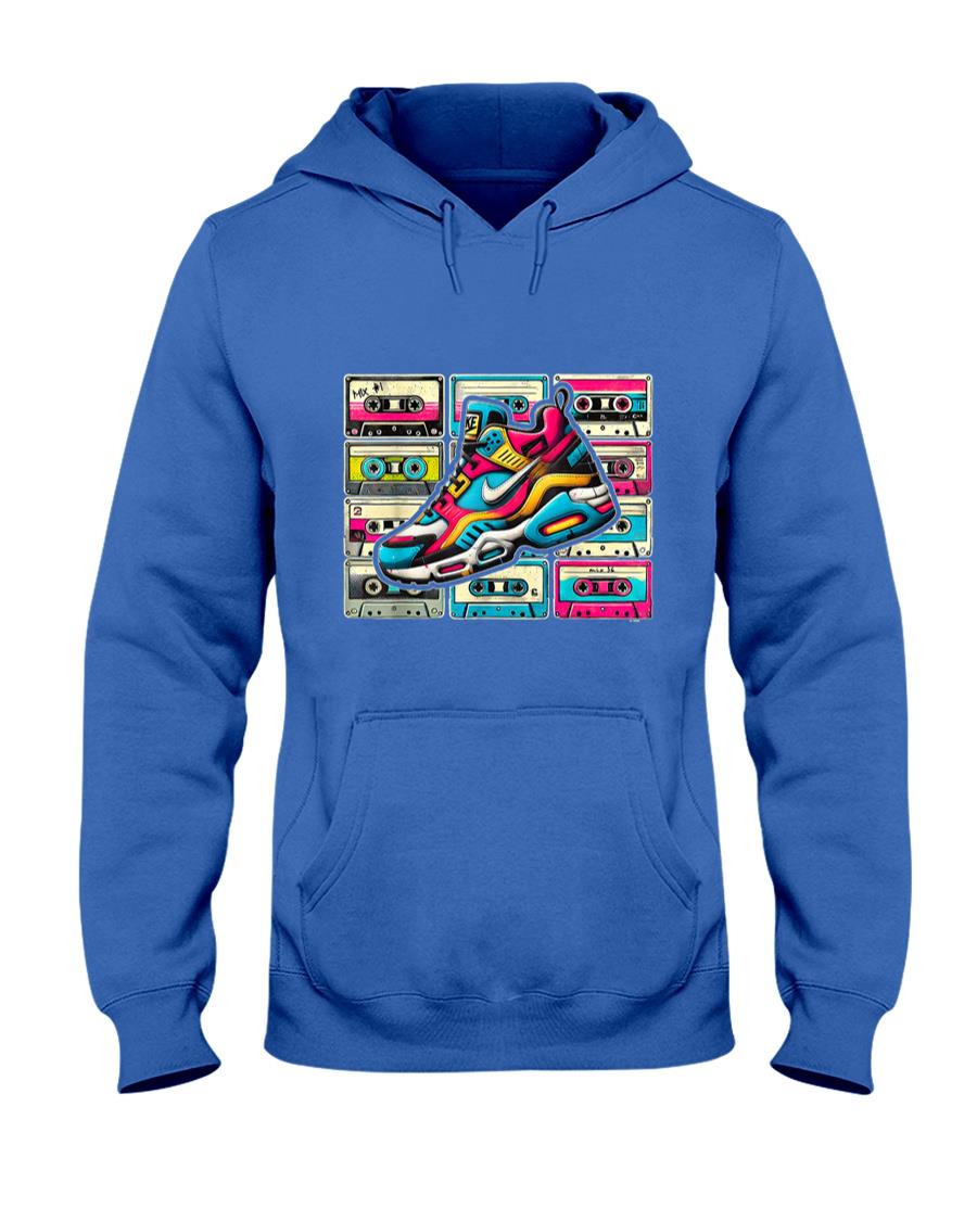 Retro Nostalgia - 80s 90s retro party costume nostalgia cassette shoe t-shirt T-Shirt