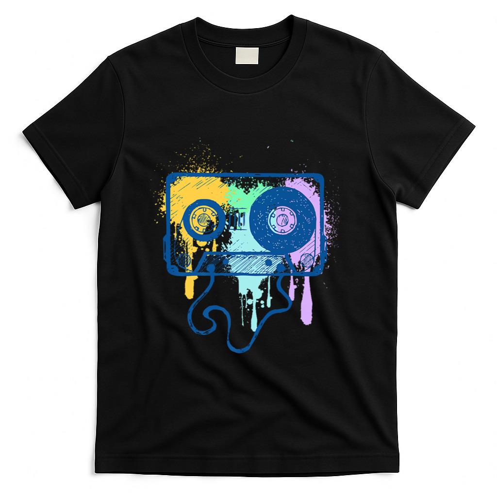 Retro Nostalgia - Retro Colorful Cassette - 80s Nostalgia Old School Shirt