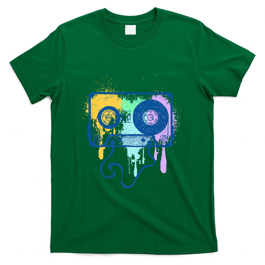Retro Nostalgia - Retro Colorful Cassette - 80s Nostalgia Old School Shirt