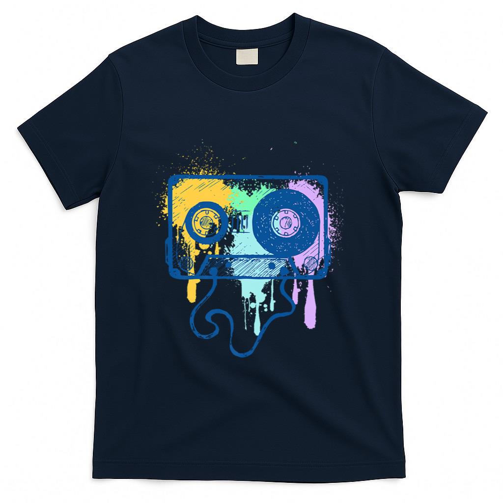 Retro Nostalgia - Retro Colorful Cassette - 80s Nostalgia Old School Shirt