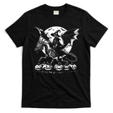 Funny Skeleton ride Dragon Halloween Witch Classic T-Shirt