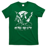 Funny Skeleton ride Dragon Halloween Witch Classic T-Shirt