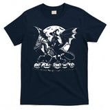 Funny Skeleton ride Dragon Halloween Witch Classic T-Shirt