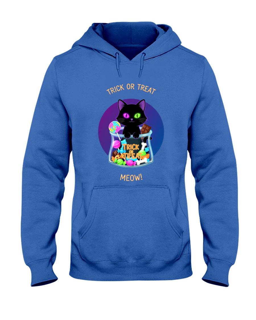 Cute Halloween Black Cat Trick or Treat Candy Sticker Classic T-Shirt