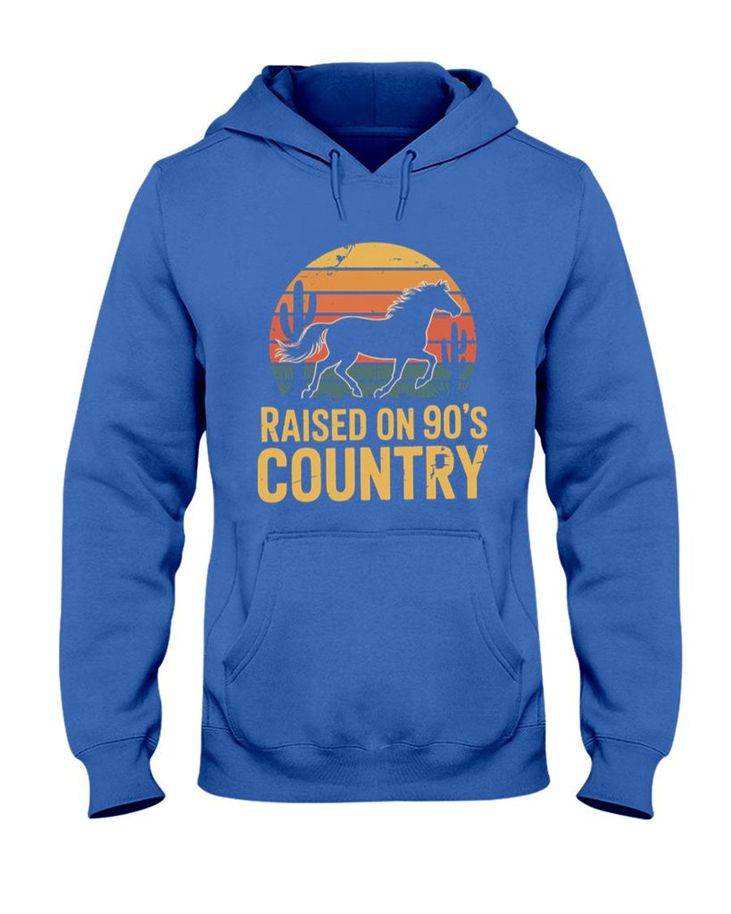 Retro Nostalgia - Raised On 90’s Country Horse Retro Nostalgia Western Music T-Shirt