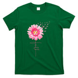 Pink Ribbon Daisy Faith - Breast Cancer Awareness Month Gift T-Shirt
