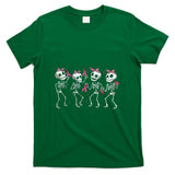 Pink Ribbon Breast Cancer Awareness Skeleton Women Men Kids T-Shirt_1