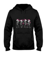Pink Ribbon Breast Cancer Awareness Skeleton Women Men Kids T-Shirt_1