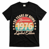 50th Birthday 50 Years Of Being Awesome 1976 Limited Edition T-Shirt
