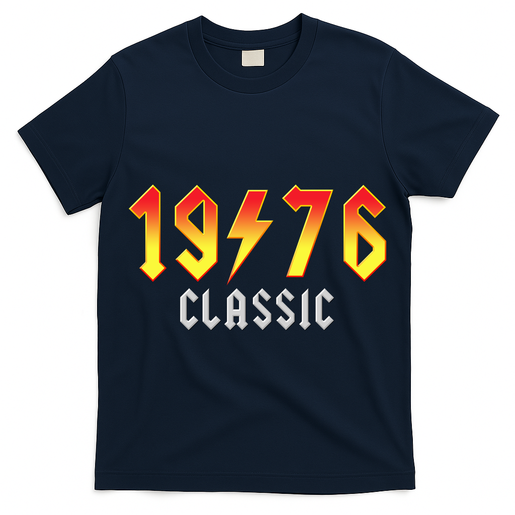 50th Birthday Classic 1976 Retro Rock Band T-Shirt