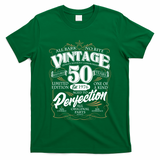 50th Birthday Est 1976 All Bark No Bite Vintage Birthday  T-Shirt