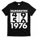 50th Birthday Oldometer 1976 T-Shirt