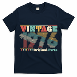 50th Birthday Retro Style Vintage 1976 Original Parts T-Shirt