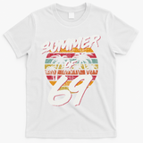50th Birthday Summer of 69 Gift Mom Daddy T-Shirt - White