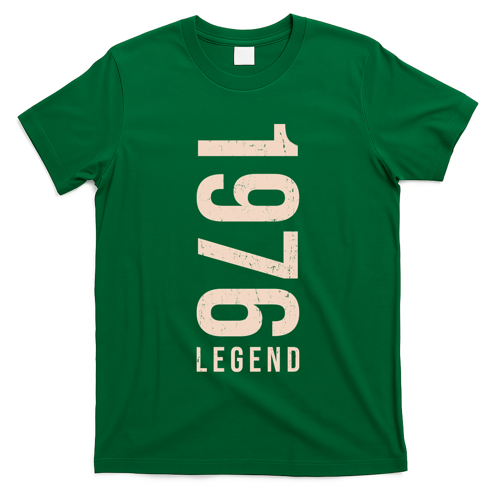 50th Birthday Vintage Legend 1976 T-Shirt