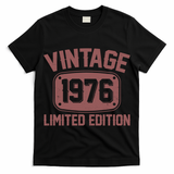 50th Birthday Vintage 1976 Limited Edition Birthday Metal Plate  T-Shirt