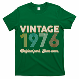 50th Birthday Vintage 1976 Original Parts Some Wear  T-Shirt