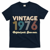 50th Birthday Vintage 1976 Original Parts Some Wear  T-Shirt