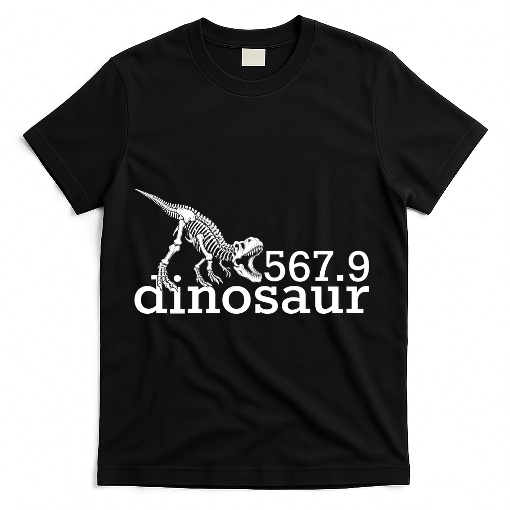 567.9 Dinosaur T-Shirt - Black